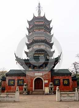 Ancient Pagoda Chinese Temple