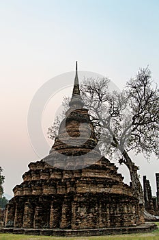 Ancient Pagoda. Sukhothai Historical Park, Thailand