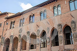 Ancient palace of bishops at Pistoia