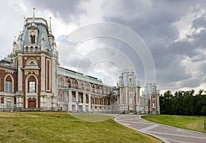 Ancient palace in Tsaritsino park