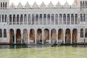 Ancient palazzi palace in Venice, Italy photo