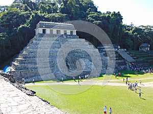 The ancient Palenque in Mexico