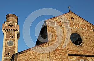 Ancient Paleochristian basilica of Saints Felice and Fortunato a photo