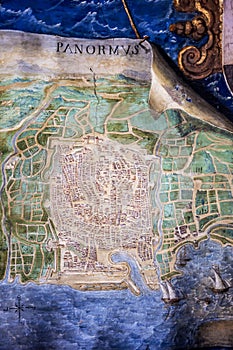 Ancient Palermo Map