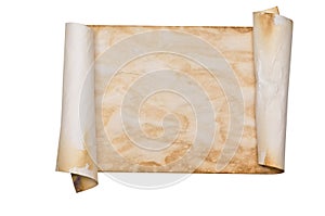 Ancient parchment scroll