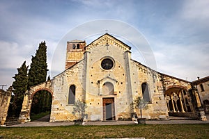 Romanic Parish Church of San Floriano near Verona Italy photo