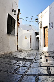 Ancient pavement in Lindos