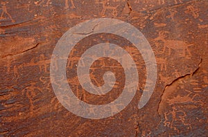 Ancient petroglyphs