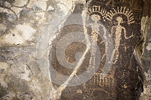 Ancient Petroglyphs Cliff Drawings Ginko Petrified Forest Washington