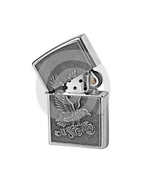 Ancient petrol lighter