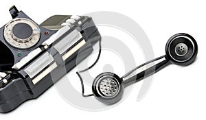 Ancient phone, off the hook