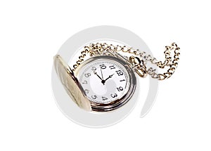Ancient, pocket watch with chain