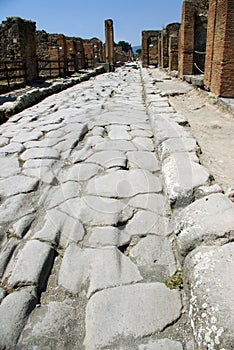 The ancient Pompei, Italy photo