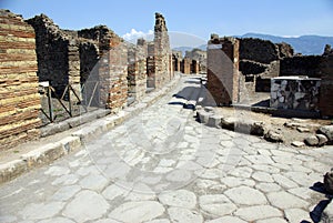 The ancient Pompei, Italy