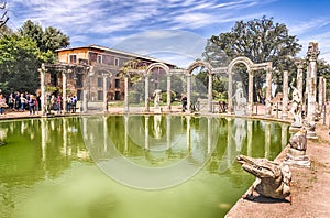 The Ancient Pool called Canopus in Villa Adriana, Tivoli