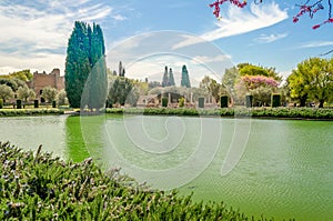 Ancient Pool in Villa Adriana (Hadrian's Villa), Tivoli, Italy