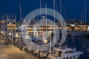 Old Port Genoa Night