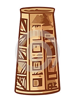 Ancient pottery vase