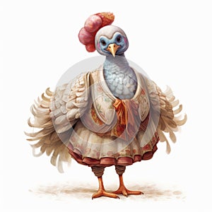 Ancient Princess: A Concept Art Of A Transformed Turkey