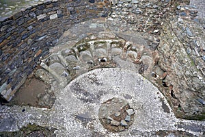 Ancient public toilet