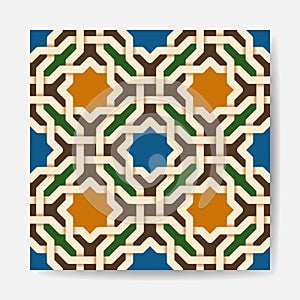 Ancient ÃÂ°rabic seamless pattern. pattern generated in computer