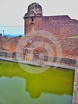 Ancient Raisen fort in India