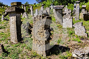 Ancient Rajac cemetary near Rajac village in Serbia
