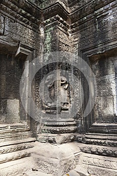 Ancient relief in Angor wat