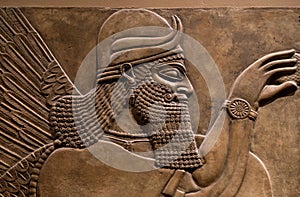Starobylý úleva z asyrský 