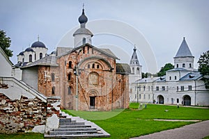 Ancient religious complex of Yaroslav Yard in Veliky Novgorod