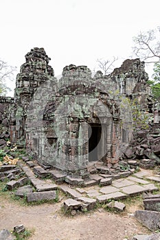 Ancient remains of Preah Khan temple, Siem Reap, Cambodia, Asia