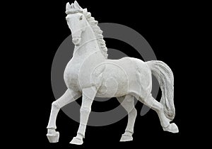 Ancient replica statue of a horse