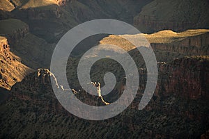 Ancient ridges of the Grand Canyon