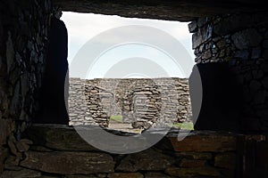 Ancient ring fort, Cahergall, Ireland