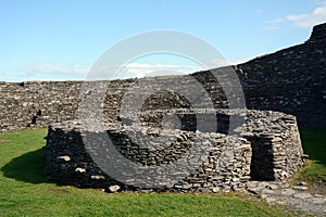 Ancient ring fort, Cahergall, Ireland