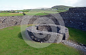 Ancient ring fort, Cahergall, Ireland