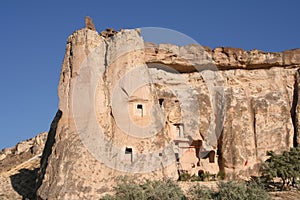 Ancient Rock Church in Cappadocia