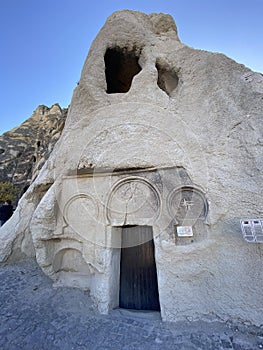 Ancient Rock Church, Goreme, Cappadocia, Turkey.