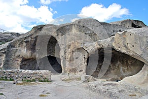 Ancient rock-hewn Uplistsikhe town