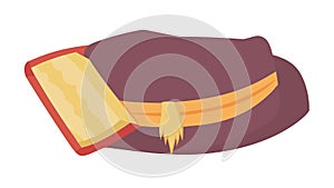 Ancient Rolled Scroll or Treasure Map Object, vector design Generative AI