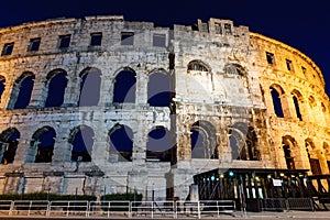 Ancient Roman Amphitheater in Pula