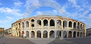 Ancient roman amphitheatre Arena in Verona