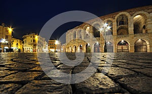 Ancient roman amphitheatre Arena in Verona, Italy