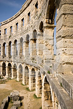 Ancient roman amphitheatre - Pula