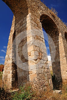 Ancient roman aqueduct