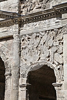 Ancient Roman arch in Orange, France