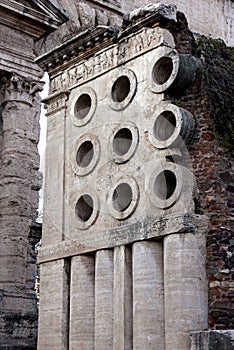 Ancient Roman Baker tomb in Rome