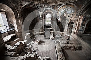 Ancient Roman baths. Catania, Sicily. Italy photo