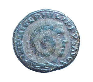 ancient roman bronze coin