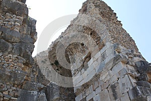 Ancient Roman building ruins in Ephesus, SelÃ§uk, Turkey.